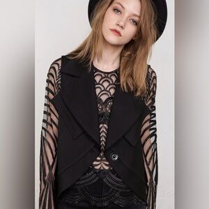Black Designer Vest